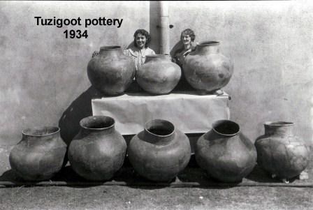 old tuzigoot pottery from 1900's